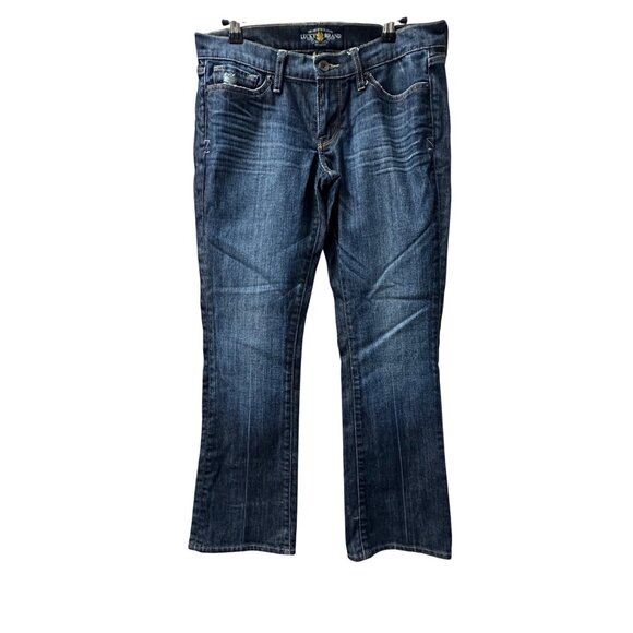 Lucky Brand Zoe Boot Jeans Womens Size 6/28 Medium Wash Denim Classic Fit - Picture 2 of 12